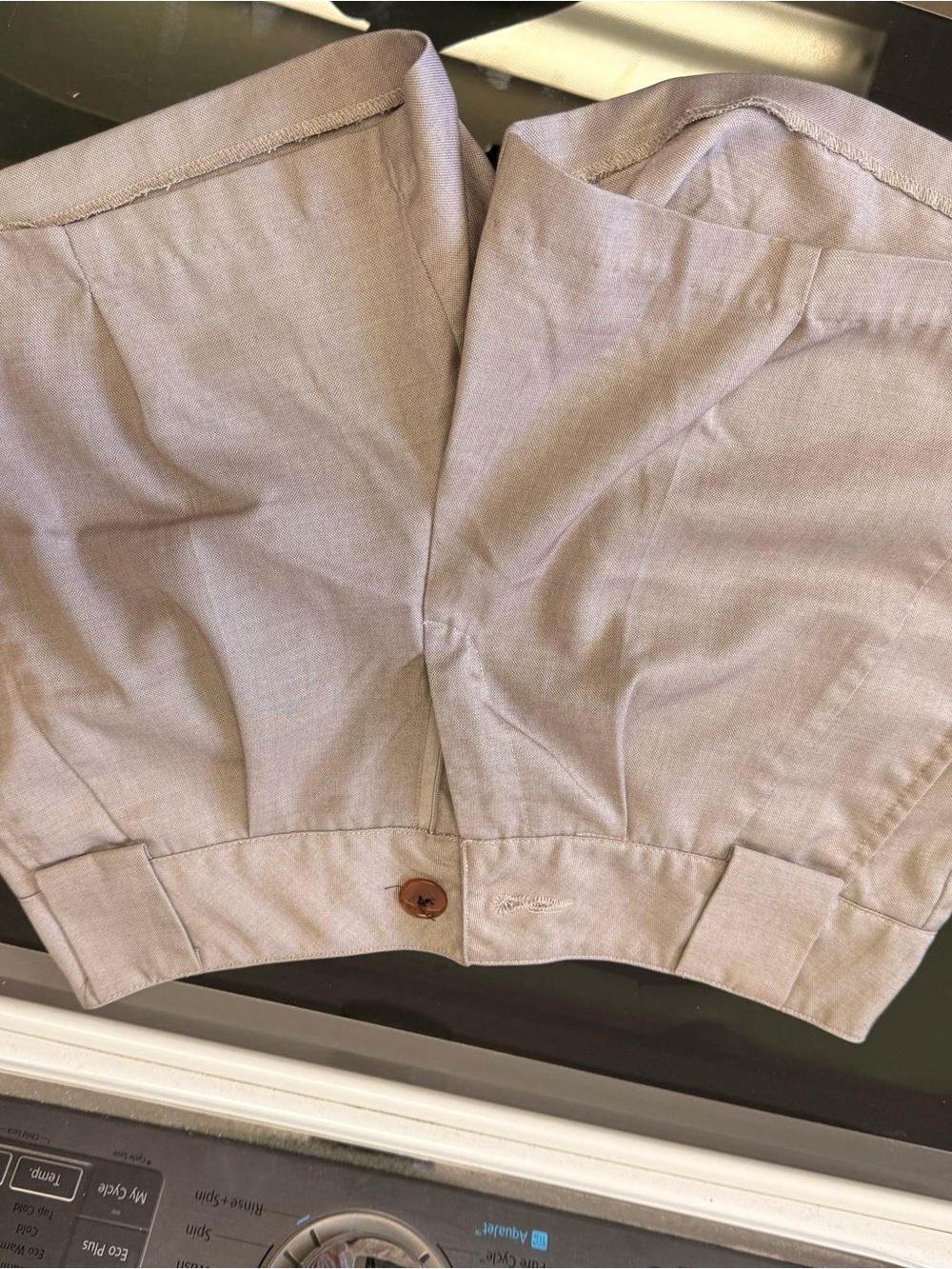 High-Waist Women’s Shorts in Light Taupe